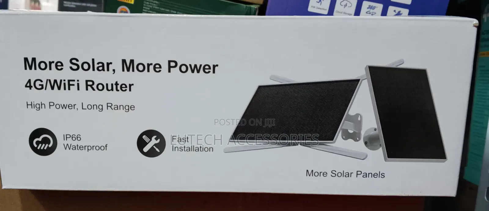 Solar Battery With 4g/Wi-Fi Router