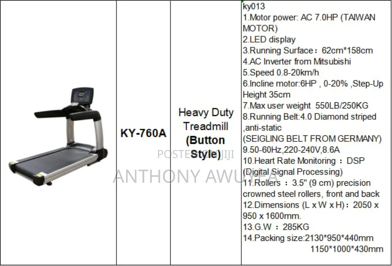 Treadmills