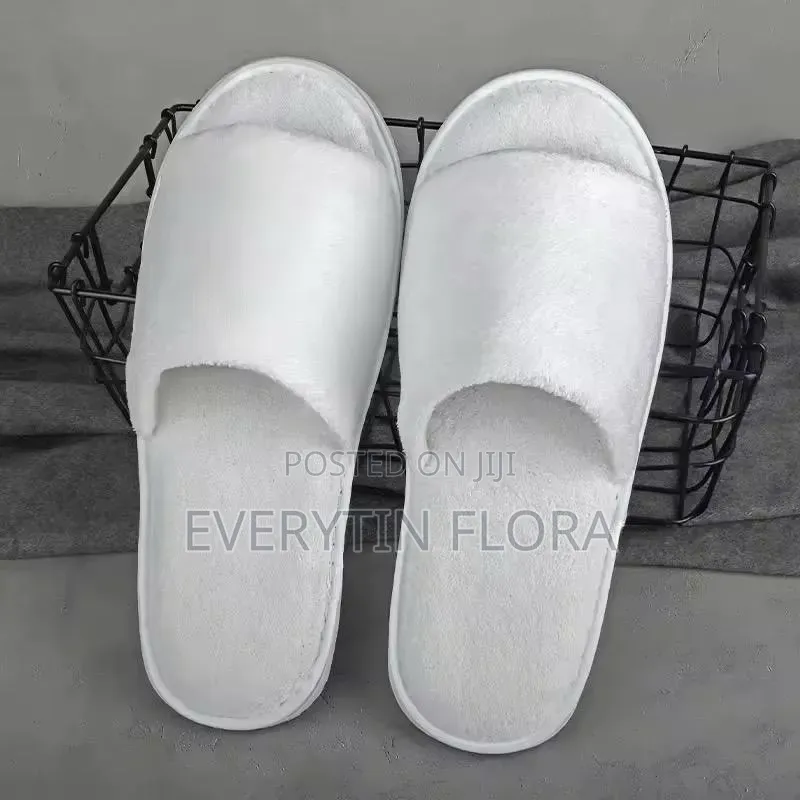 Women’S Plush Open-Toe Furry Slippers
