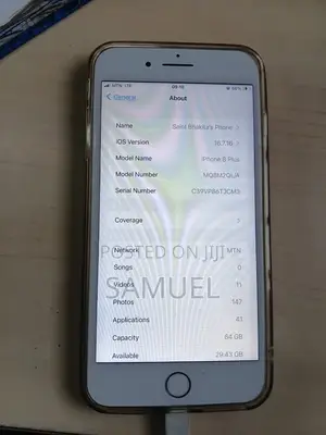 Apple iPhone 8 Plus 64 GB White