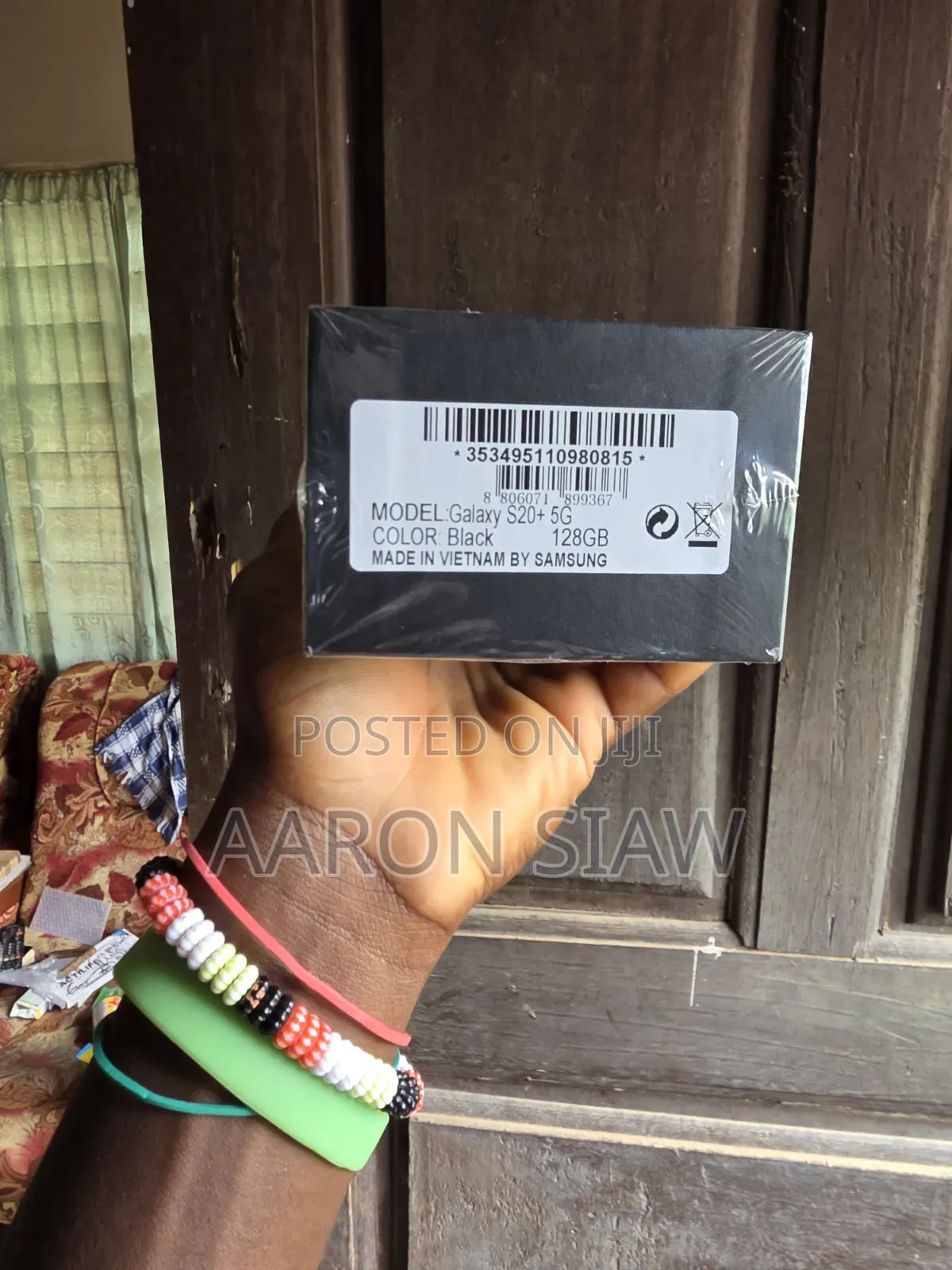 New Samsung Galaxy S20+ 5G 128 GB Black