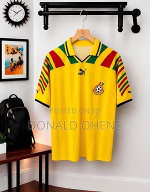 Ghana Puma Jersey (Lacoste) Away Yellow