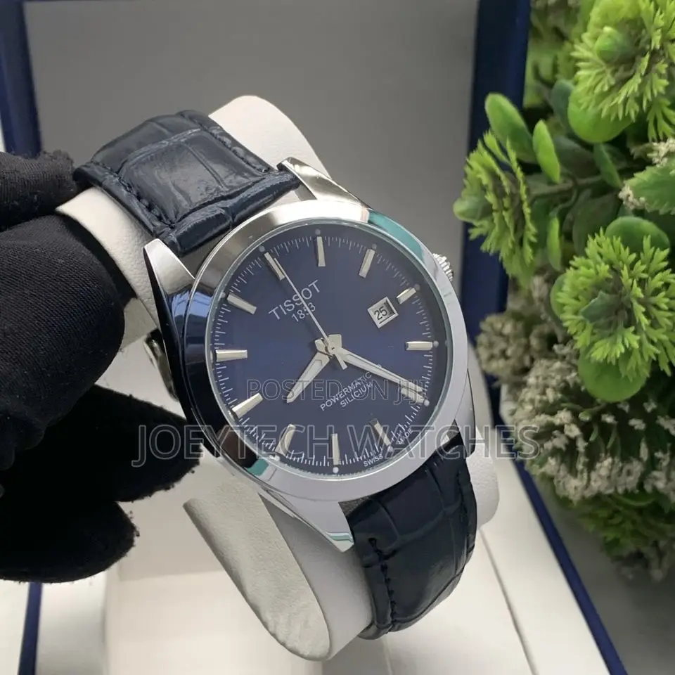 Tissot Simple Analog Watch With Genuine Leather Strap