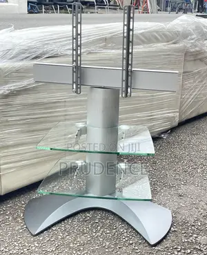 Double Layer Glass Tv Stand