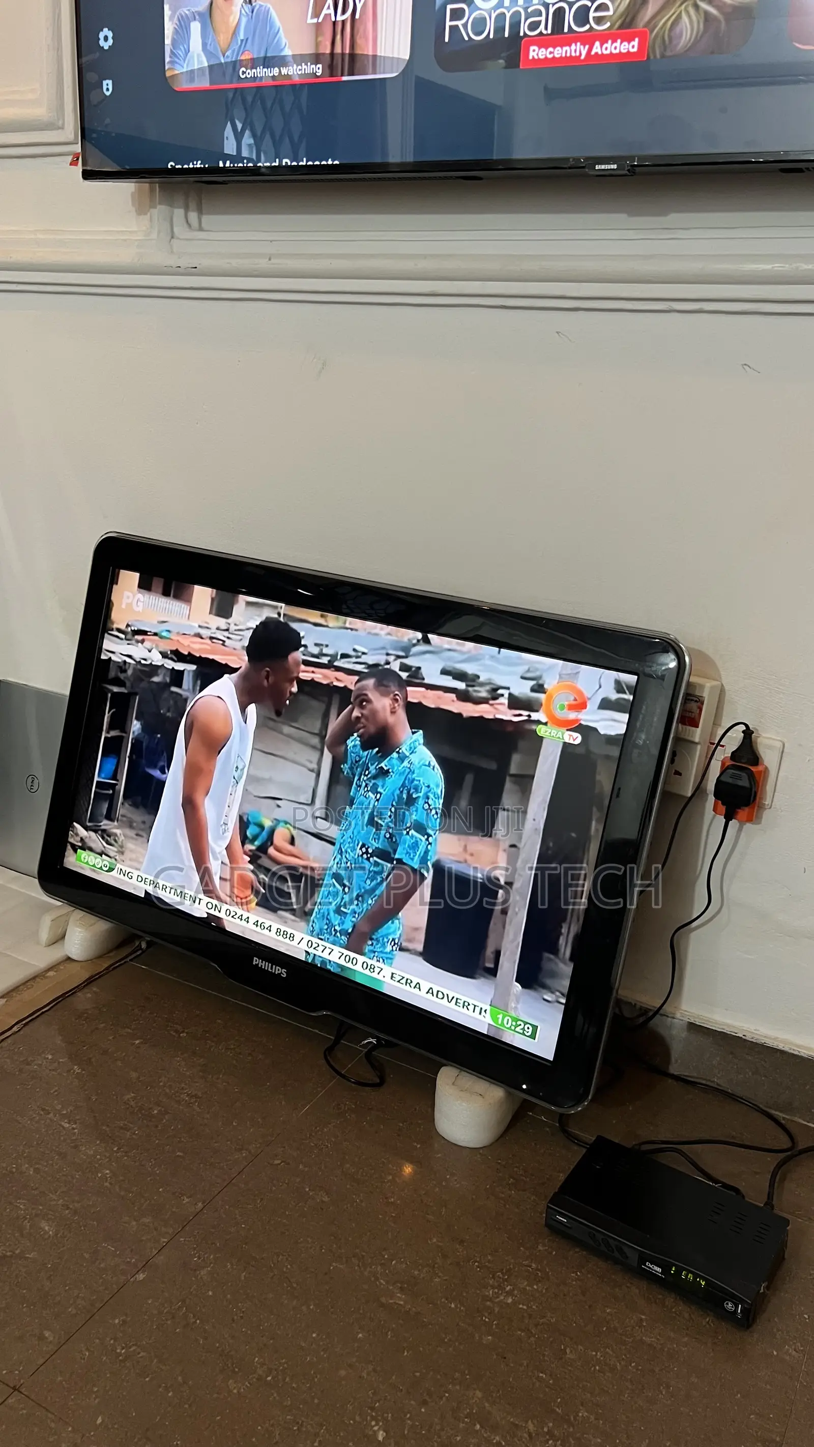 Home Used 37” Philips + Decoder (Very Strong Quality Tv)