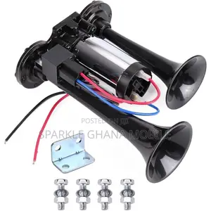 600db Super Loud Train Horn Kit-12v Waterproof Airhorn With Compressor