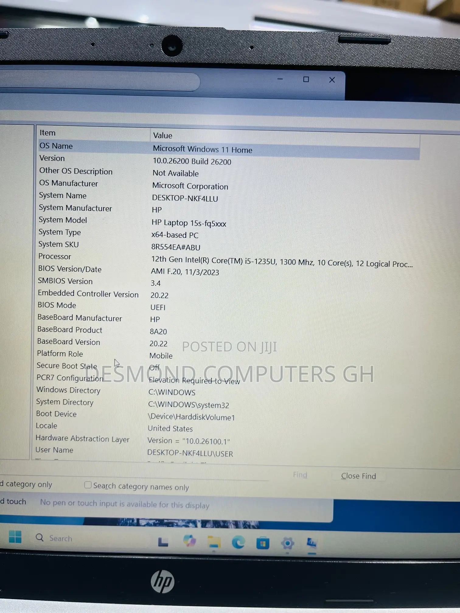 Laptop HP 15 8GB Intel Core i5 SSD 256GB