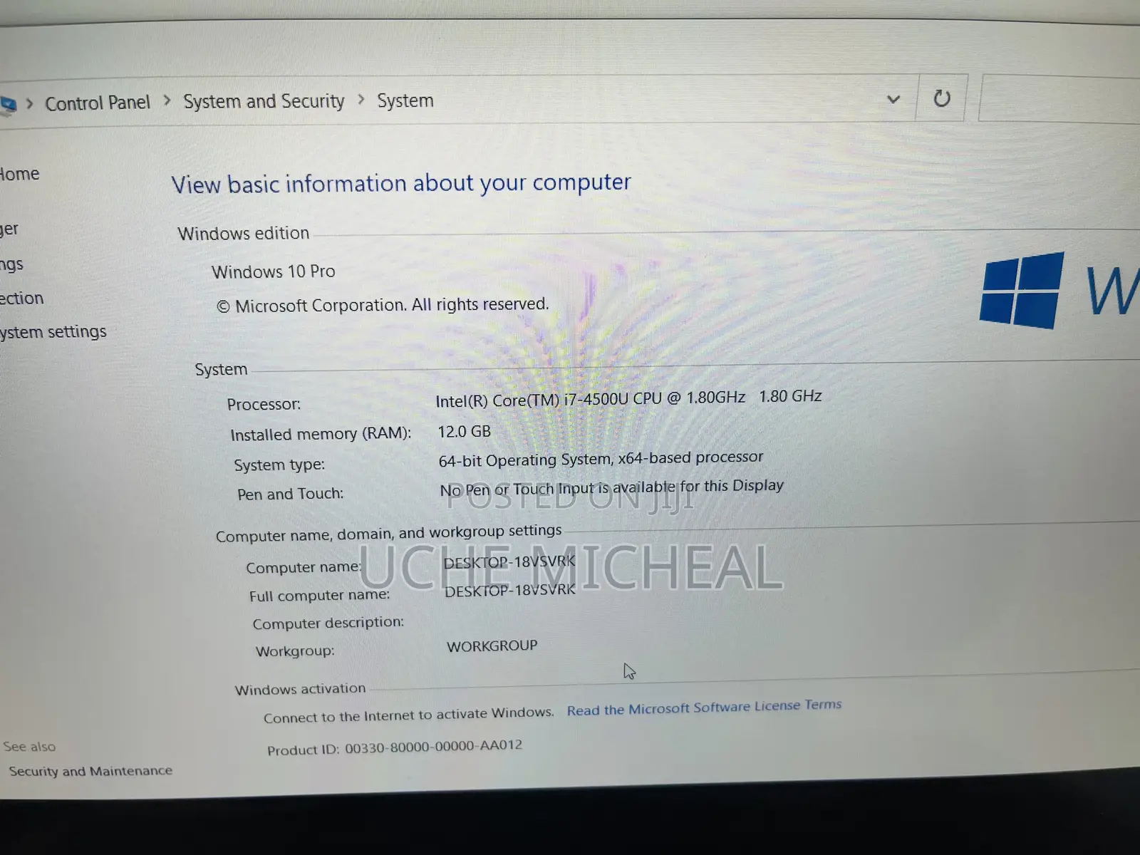 Laptop Dell Inspiron 7566 12GB Intel Core i7 HDD 1T
