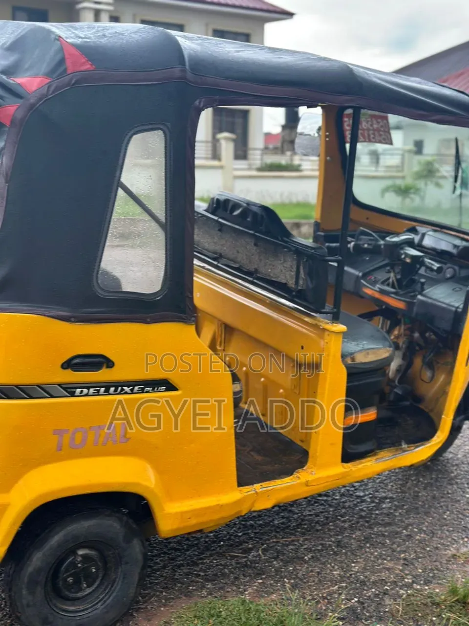 TVS King Deluxe Plus iTouch Start 2024 Yellow