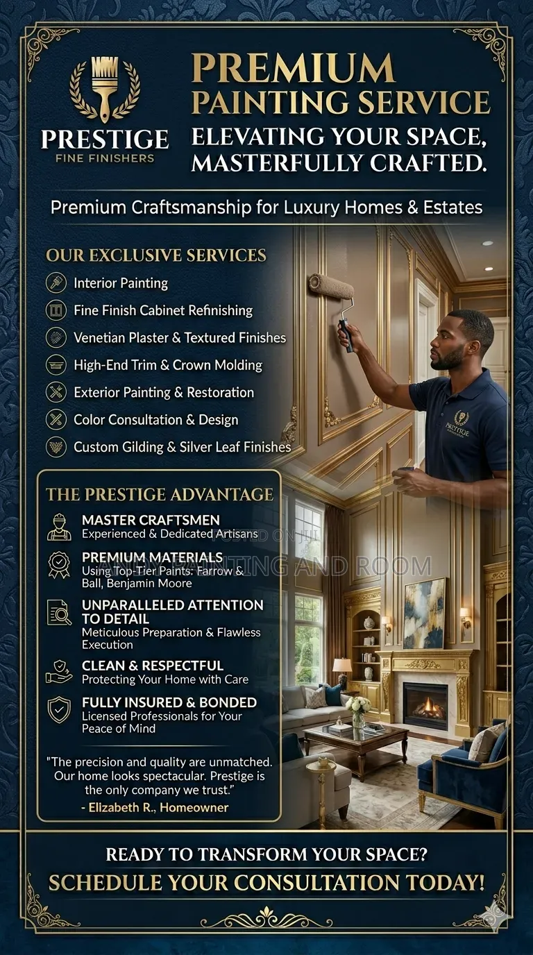 Elite Interior Exterior Painting Contractors | Flawless Finishing