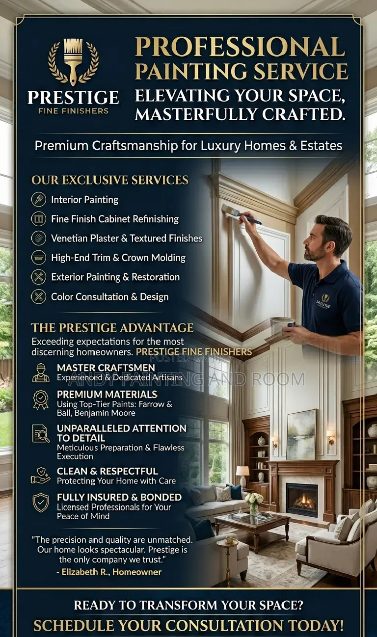 Premium Property Painting Services | Clean, Modern Durable Finishes