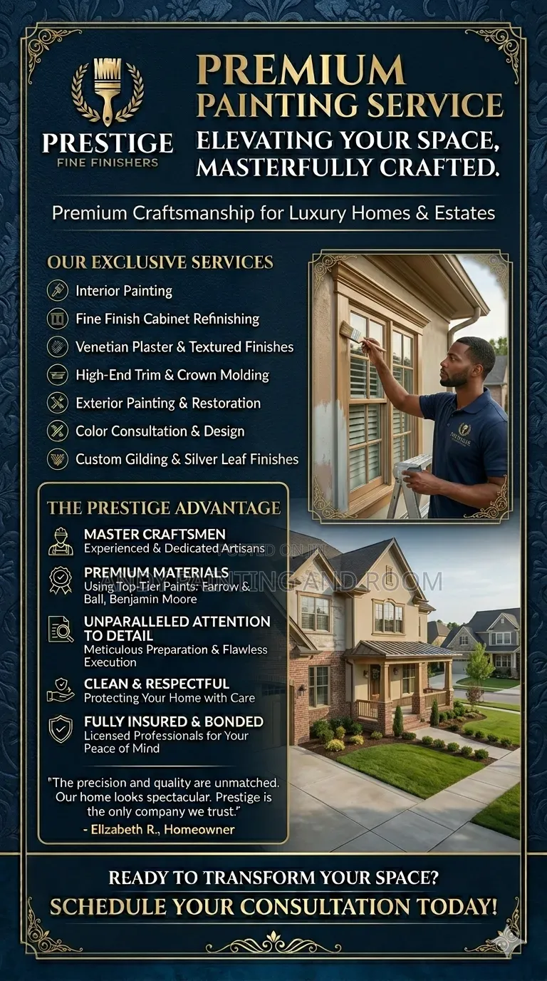 Luxury Interior Exterior Painting Services | Premium Finishing