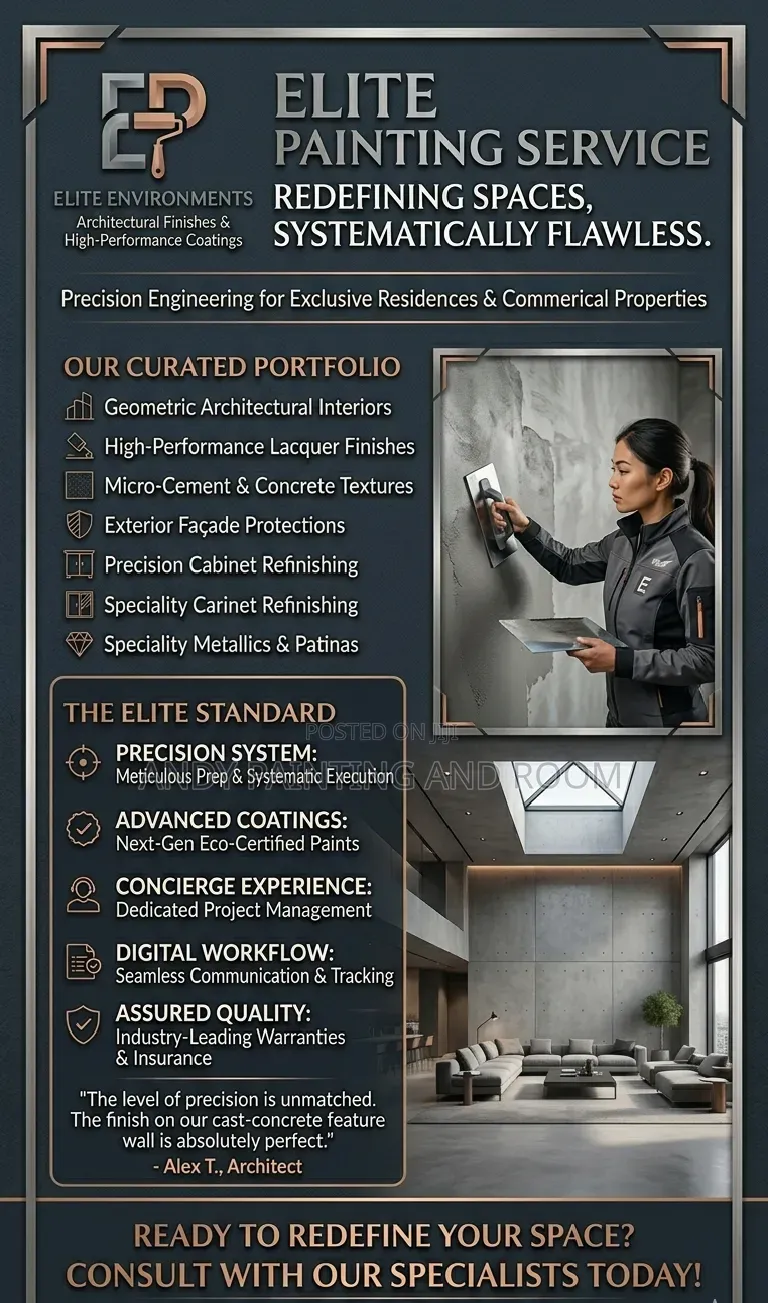 Elite Painting Luxury Wall Finishing Services for Modern Properties
