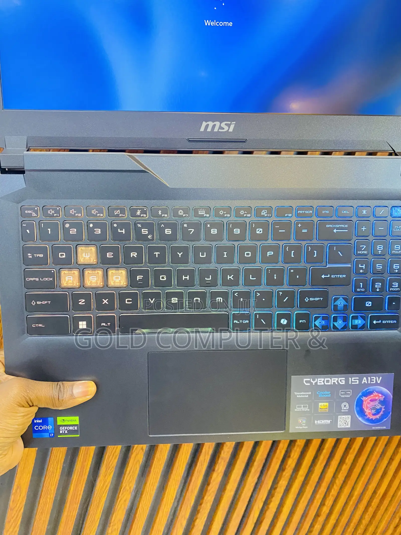 Laptop MSI Cyborg 15 16GB Intel Core i7 SSD 512GB
