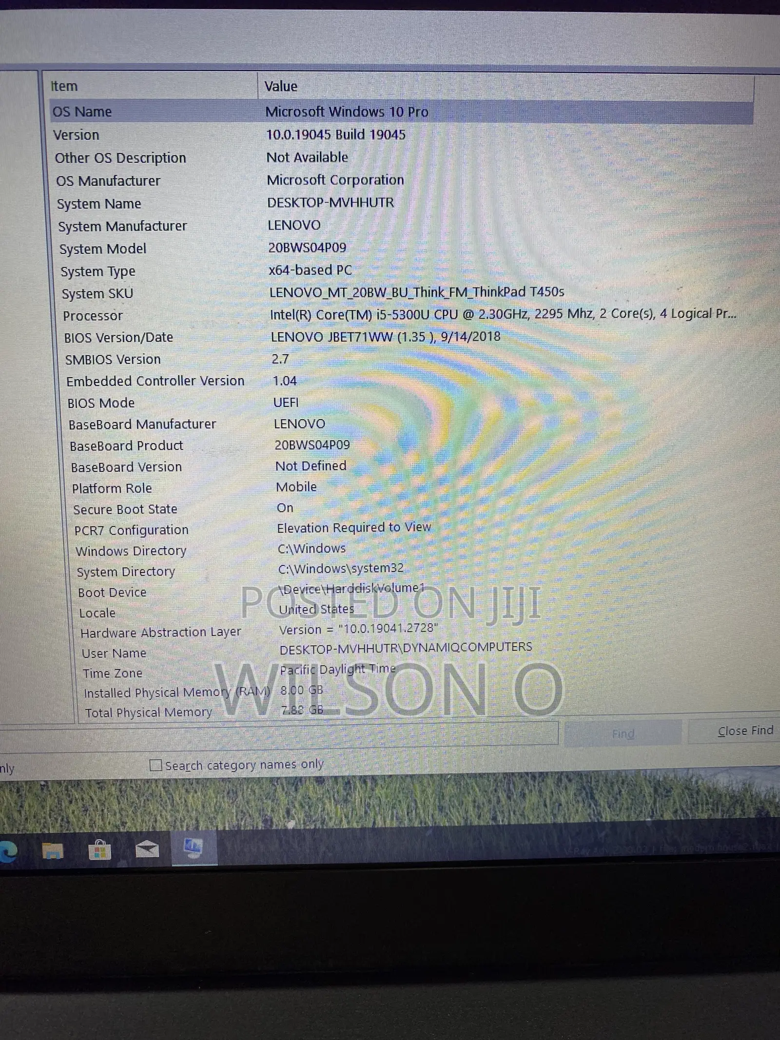 Laptop Lenovo ThinkPad T450 8GB Intel Core i5 HDD 750GB