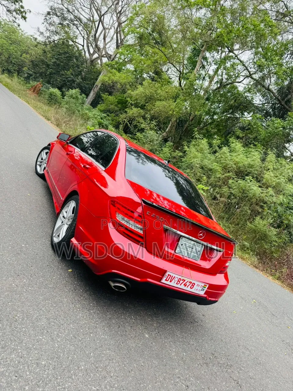 Mercedes-Benz C250 2014 Red