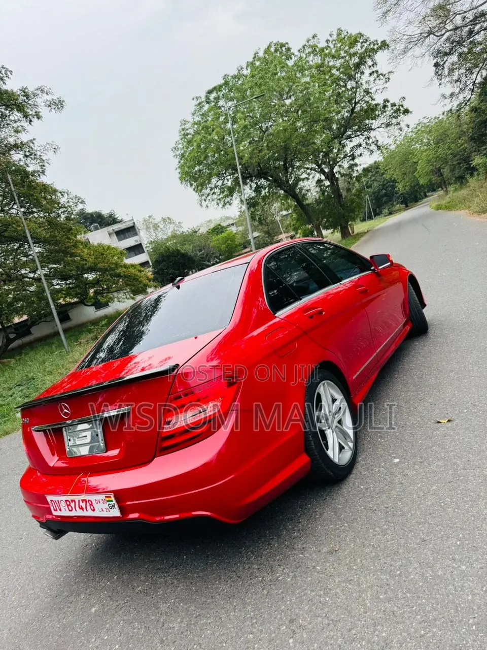 Mercedes-Benz C250 2014 Red
