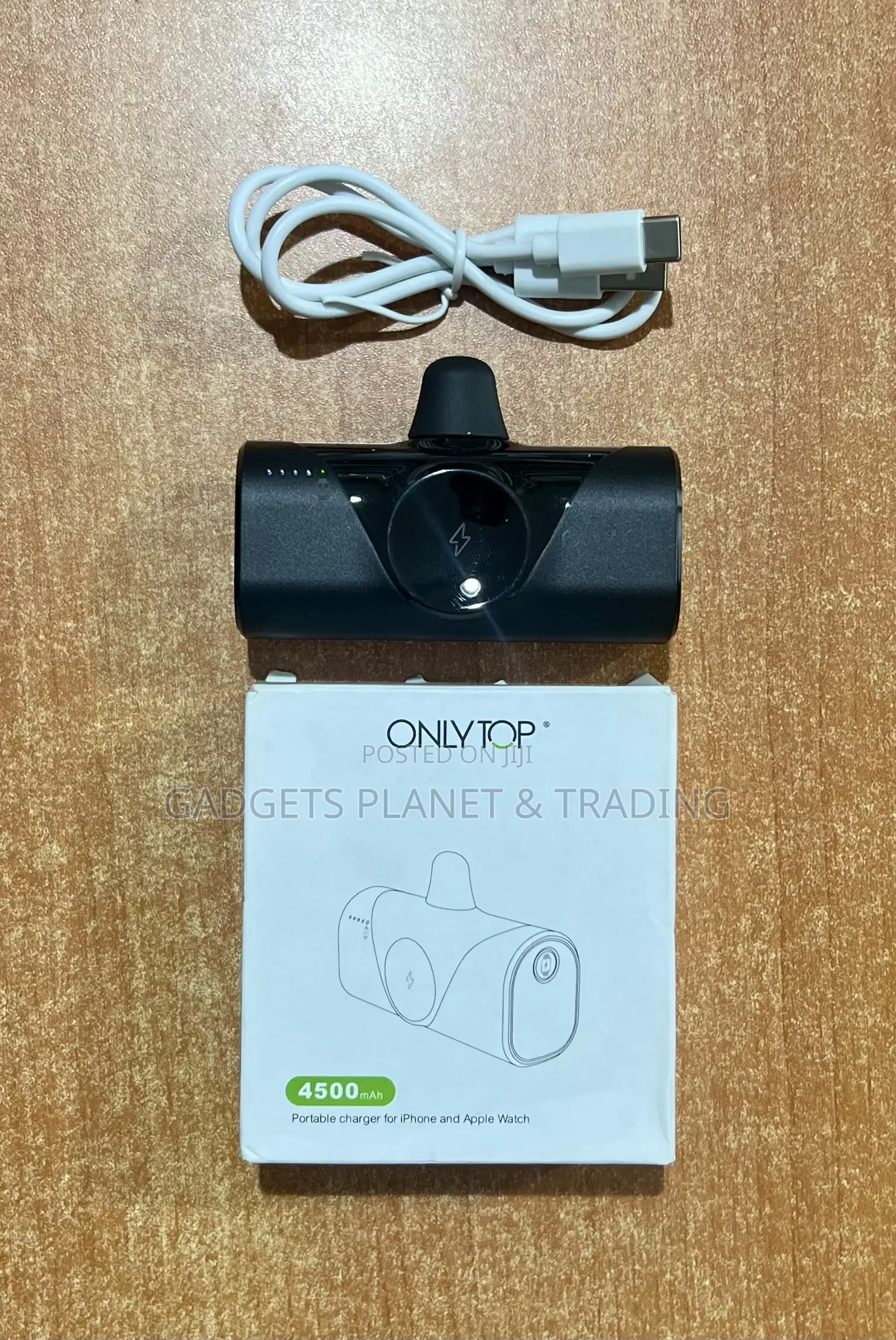 Mini Power Bank for Type C Phones and Iwatch Wireless Charging - S7