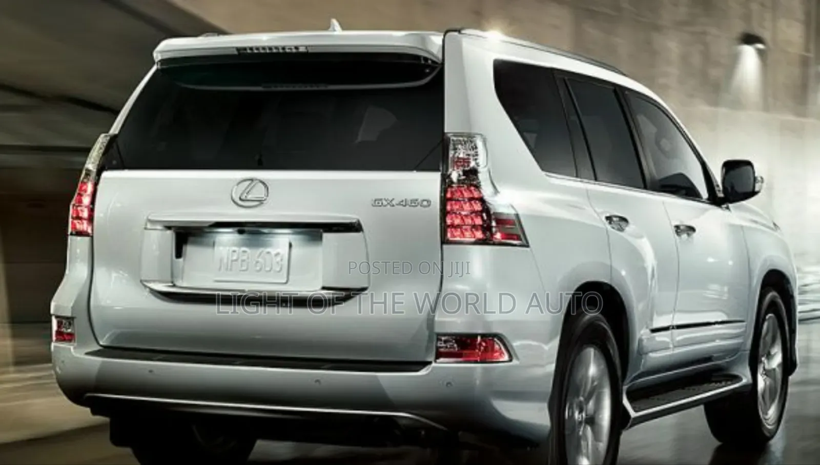 Lexus Gx460 2014-2020 Back Bumper Light