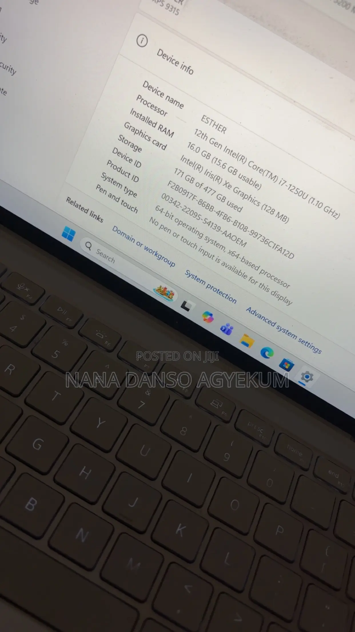 Laptop Dell XPS 13 16GB Intel Core i7 SSD 512GB