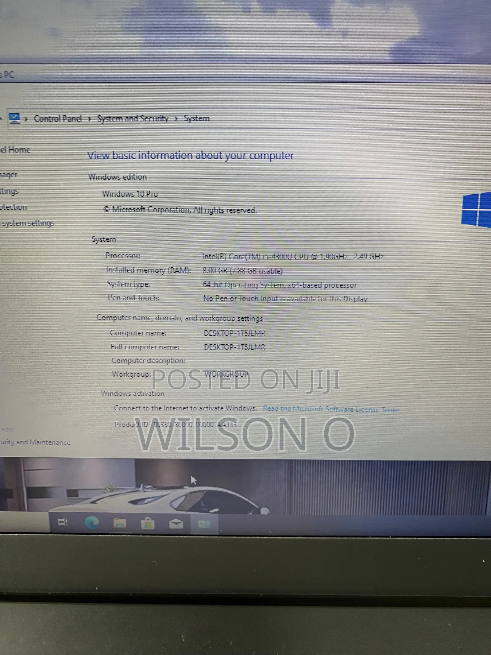 Laptop Lenovo ThinkPad T440 8GB Intel Core i5 HDD 500GB