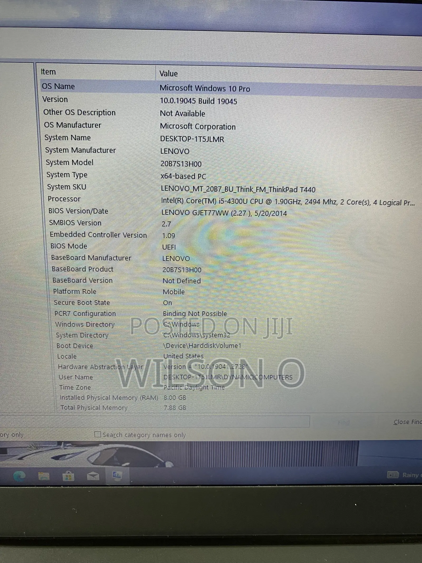 Laptop Lenovo ThinkPad T440 8GB Intel Core i5 HDD 500GB