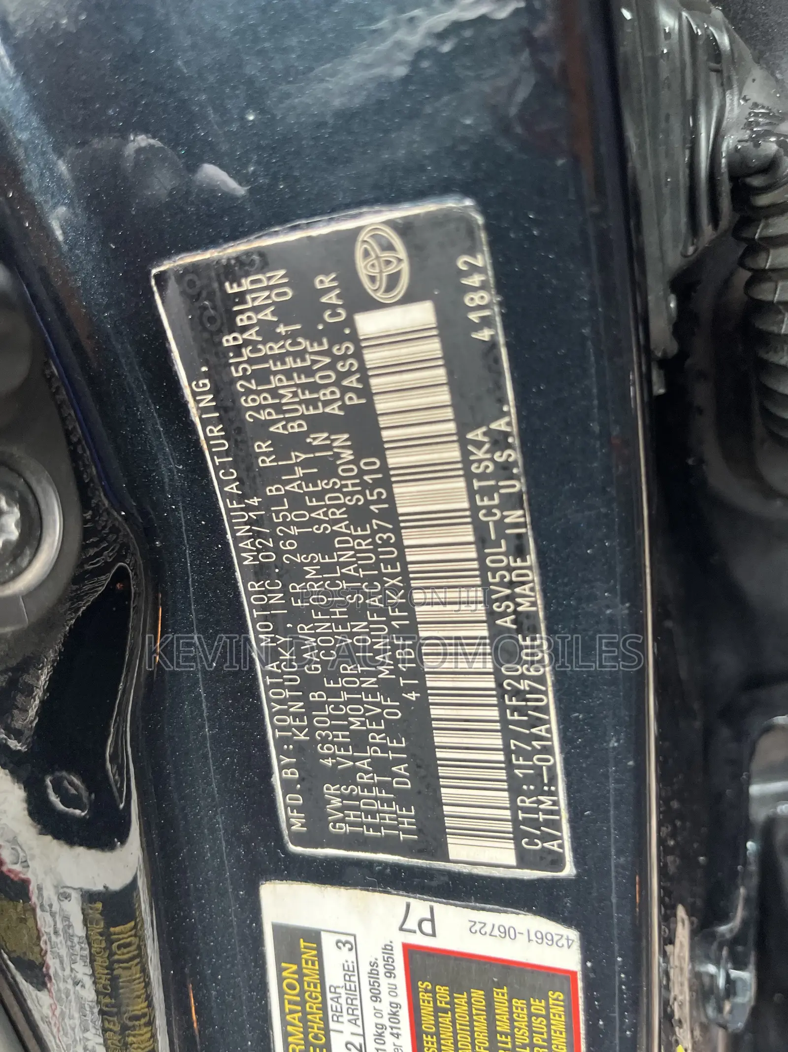Toyota Camry SE 4dr Sedan (2.5L 4cyl 6A) 2013 Black