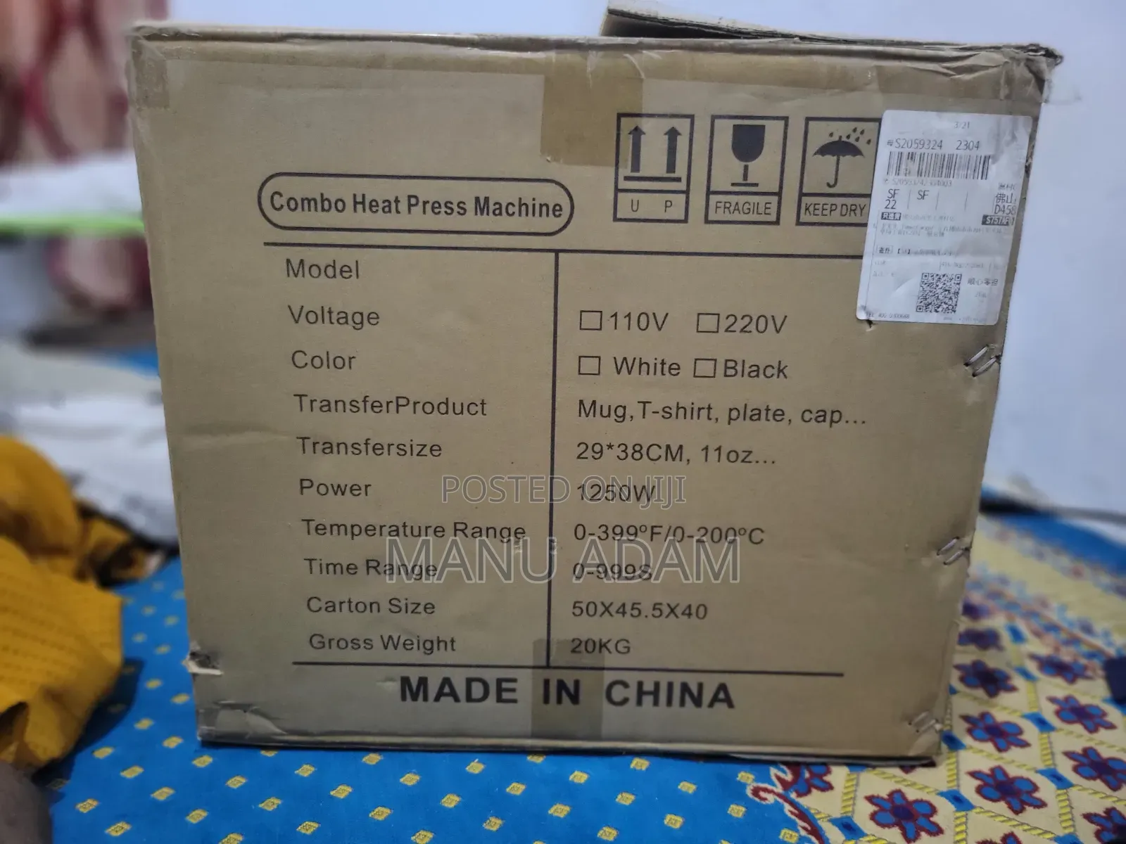 Multifunctional 8 In 1 Combo Heat Press Machine - Selling Urgent