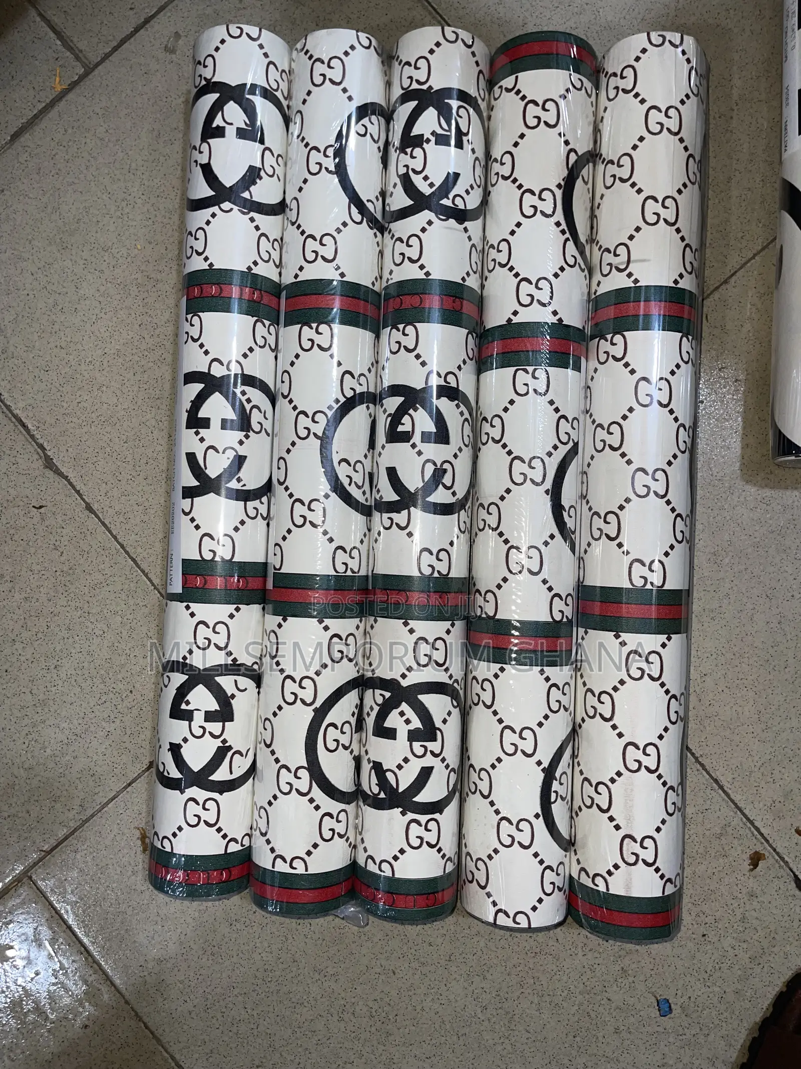 Luxury Gucci Designer Print Wallpaper Rolls| Millsemporiumghana