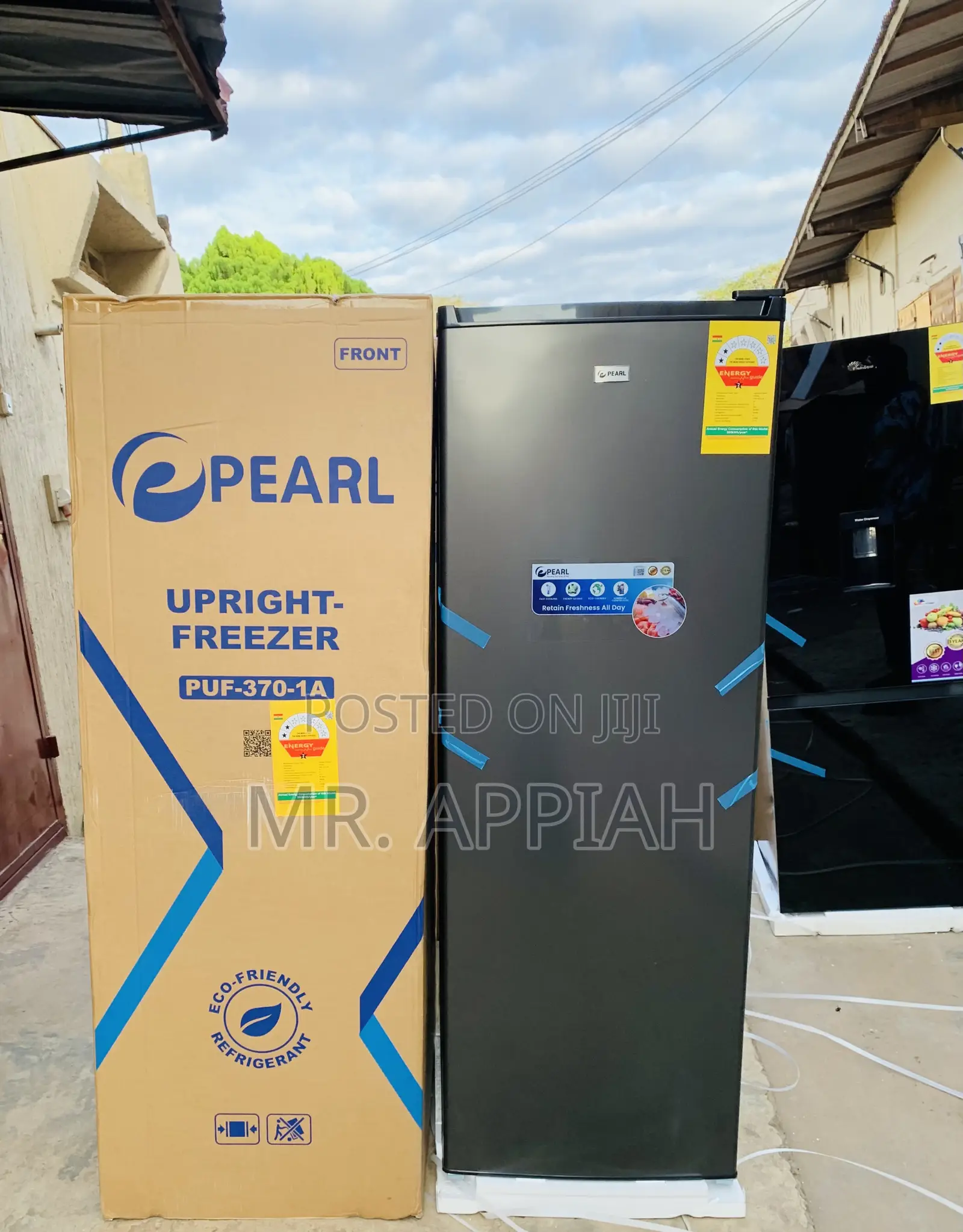 Order Pearl Puf 370-1a Single Door Upright Standing Freezer 