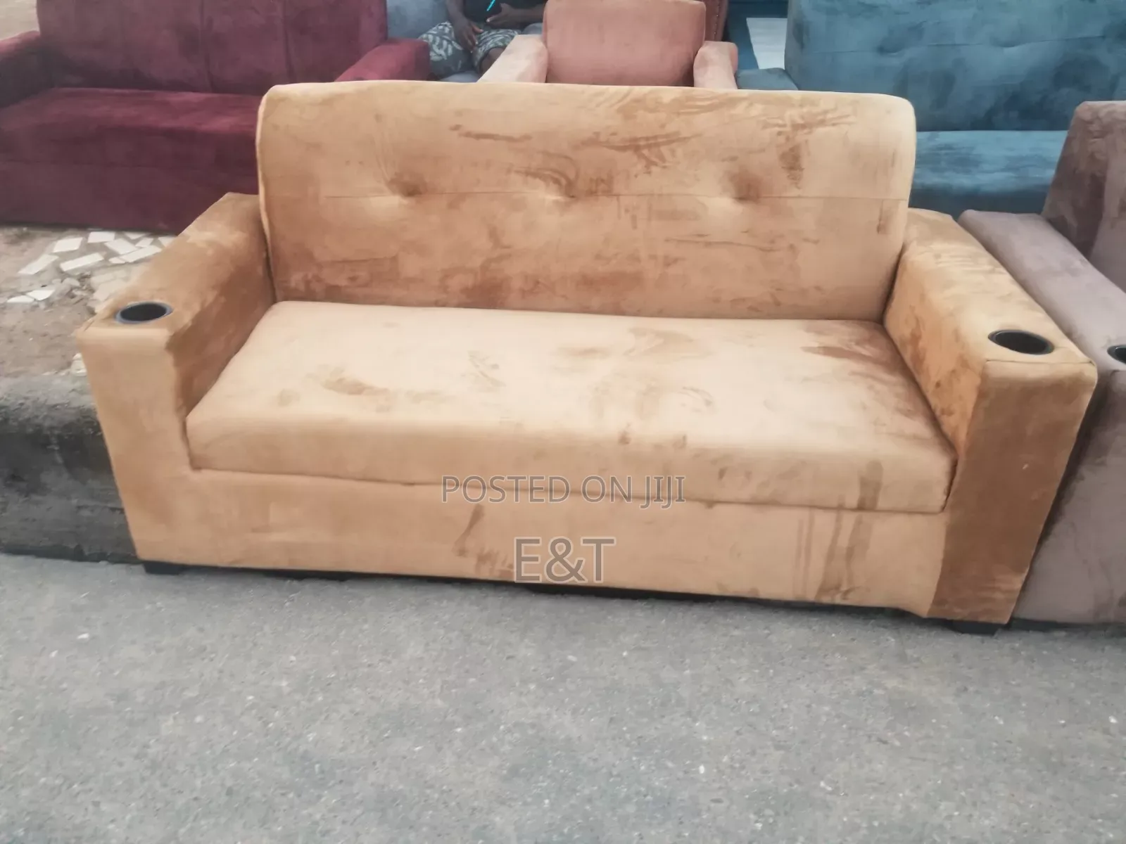 Brownish 3 in 1 Sofa