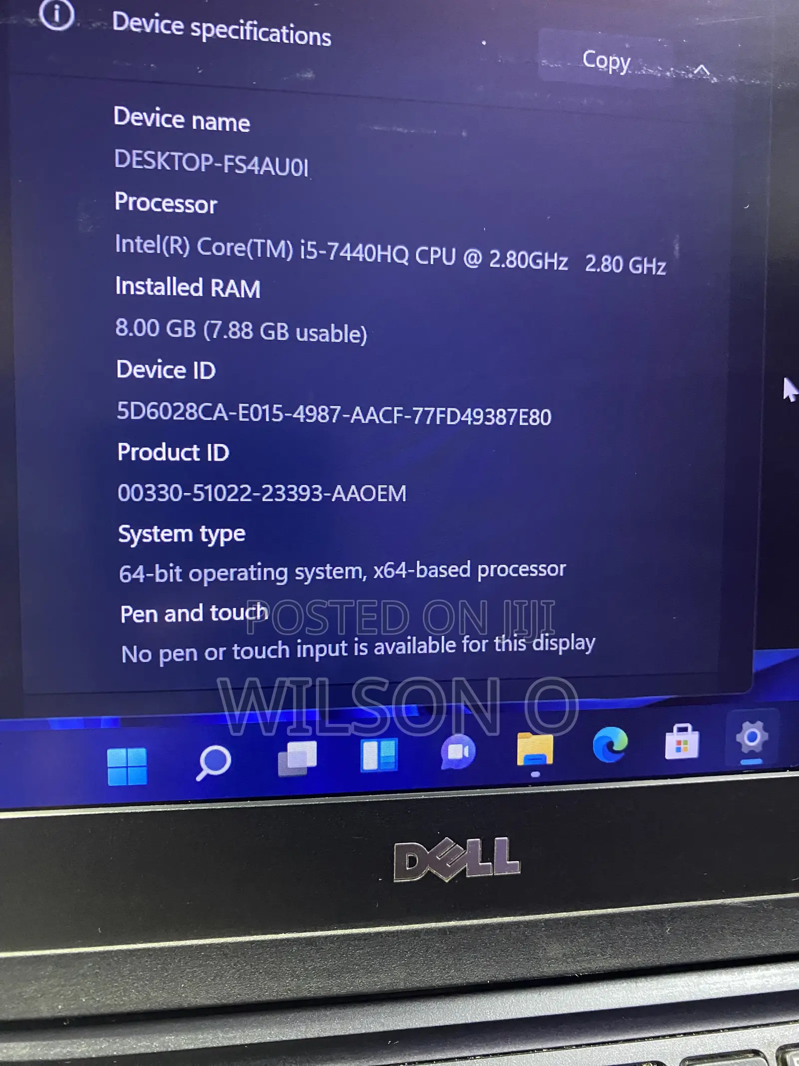 Laptop Dell Latitude 5480 8GB Intel Core i5 SSD 256GB