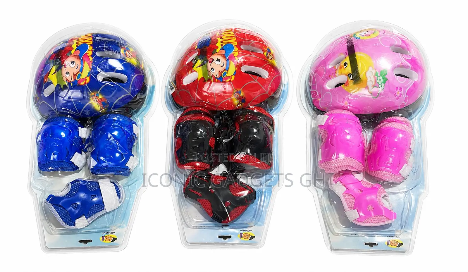 Kids Safety Gear Set - 3 Color Options