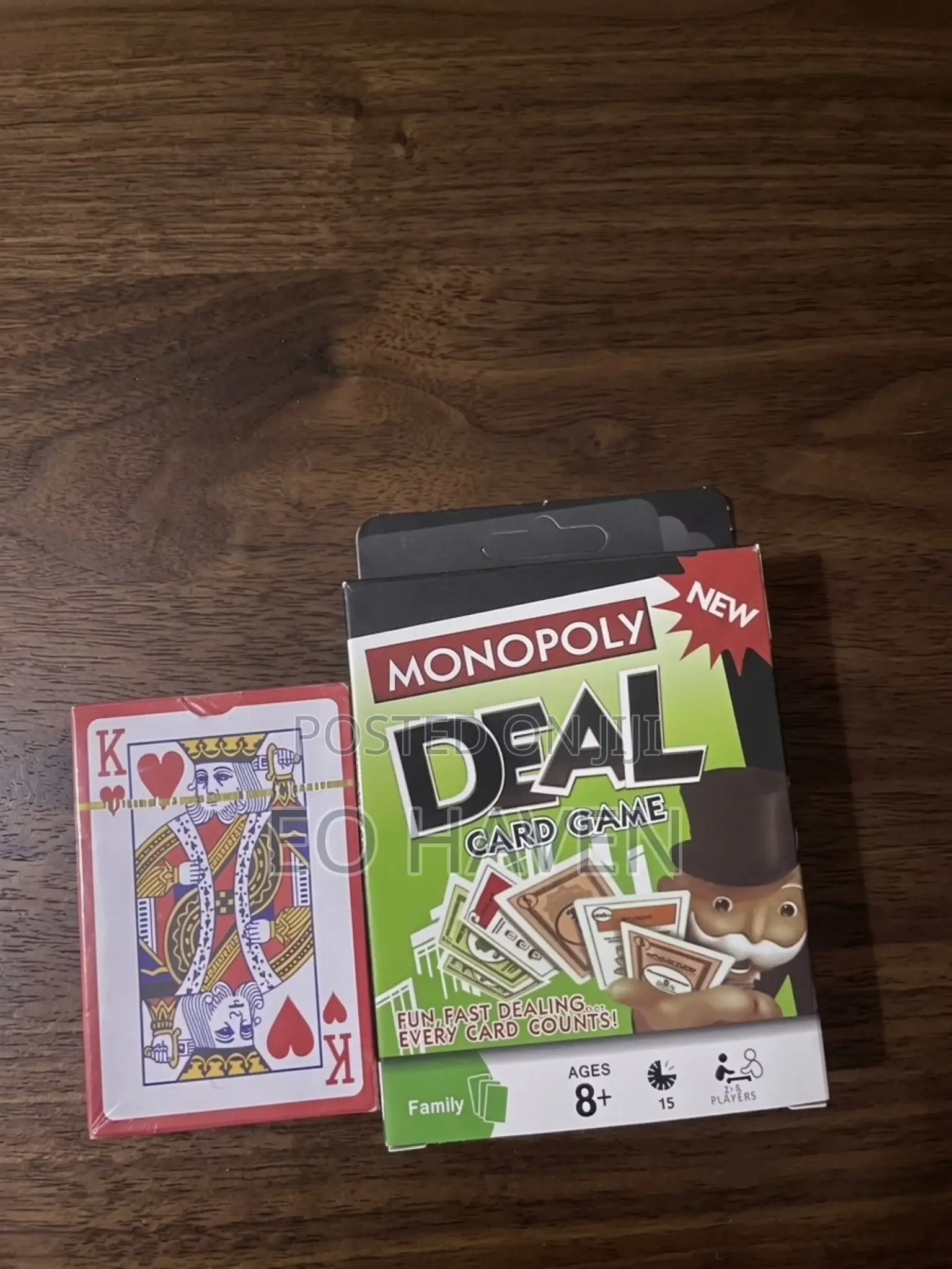 Monopoly Deal + Free Playing Card