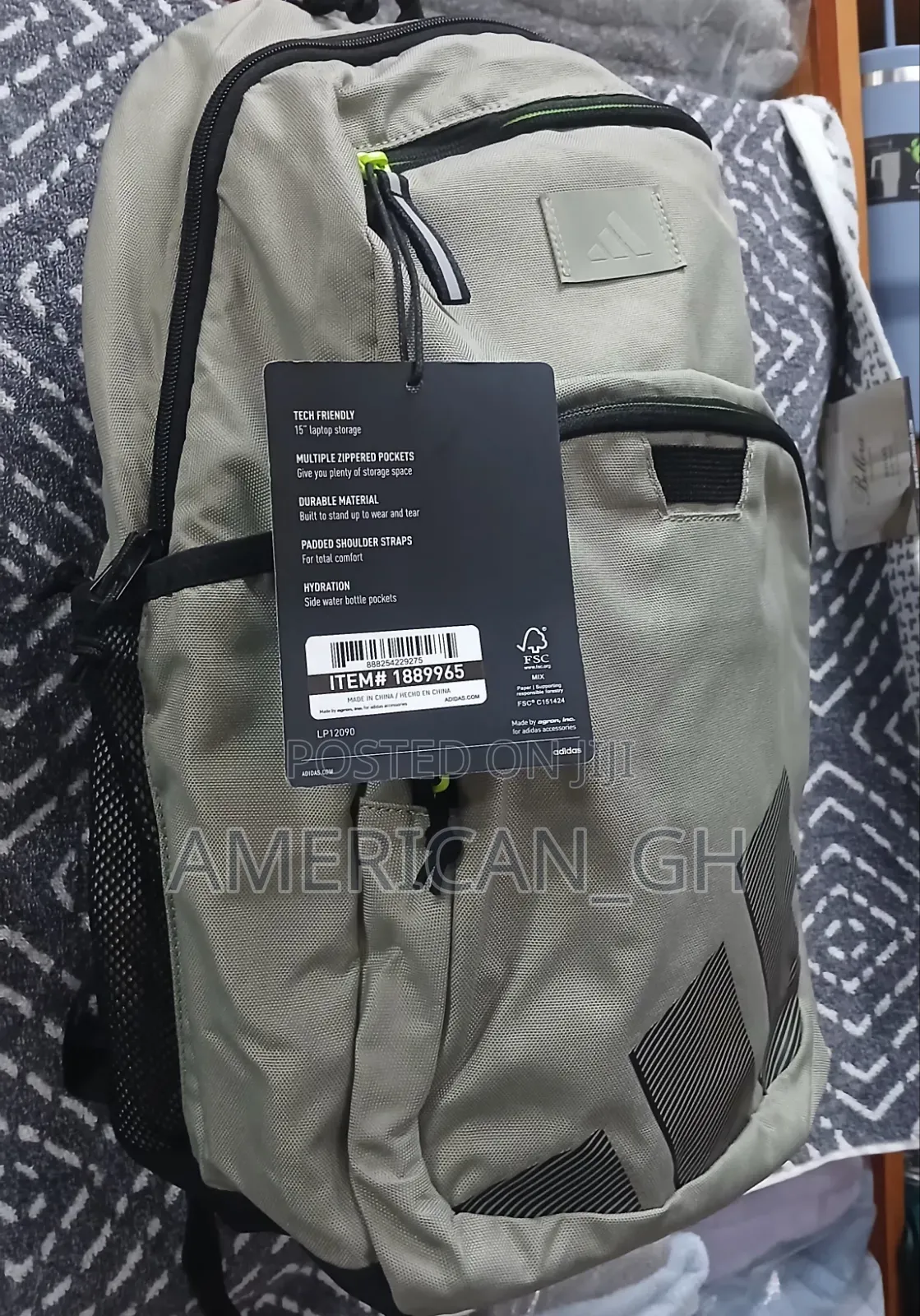 Authentic Adidas Backpack