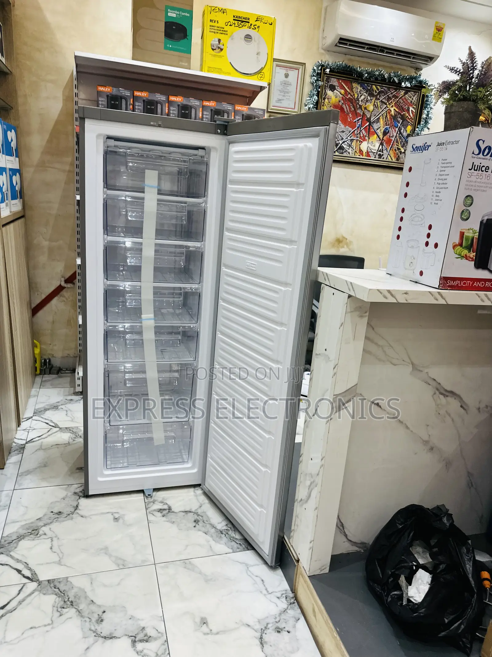 Mesmeric Design Upright Freezer Puf-370-1a