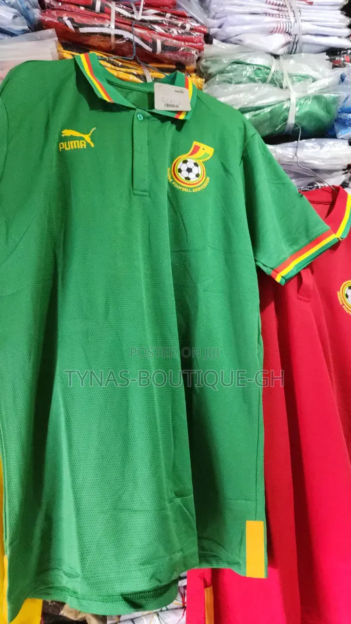 Ghana Jersey Available in Colors