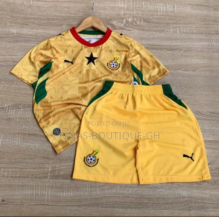Ghana Jersey Top and Down for Adult and Kids