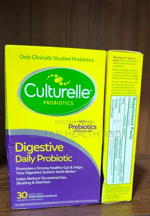 Digestive Daily Probiotic Prebiotic, 30 Veg Caps - 10 Billion Cfu