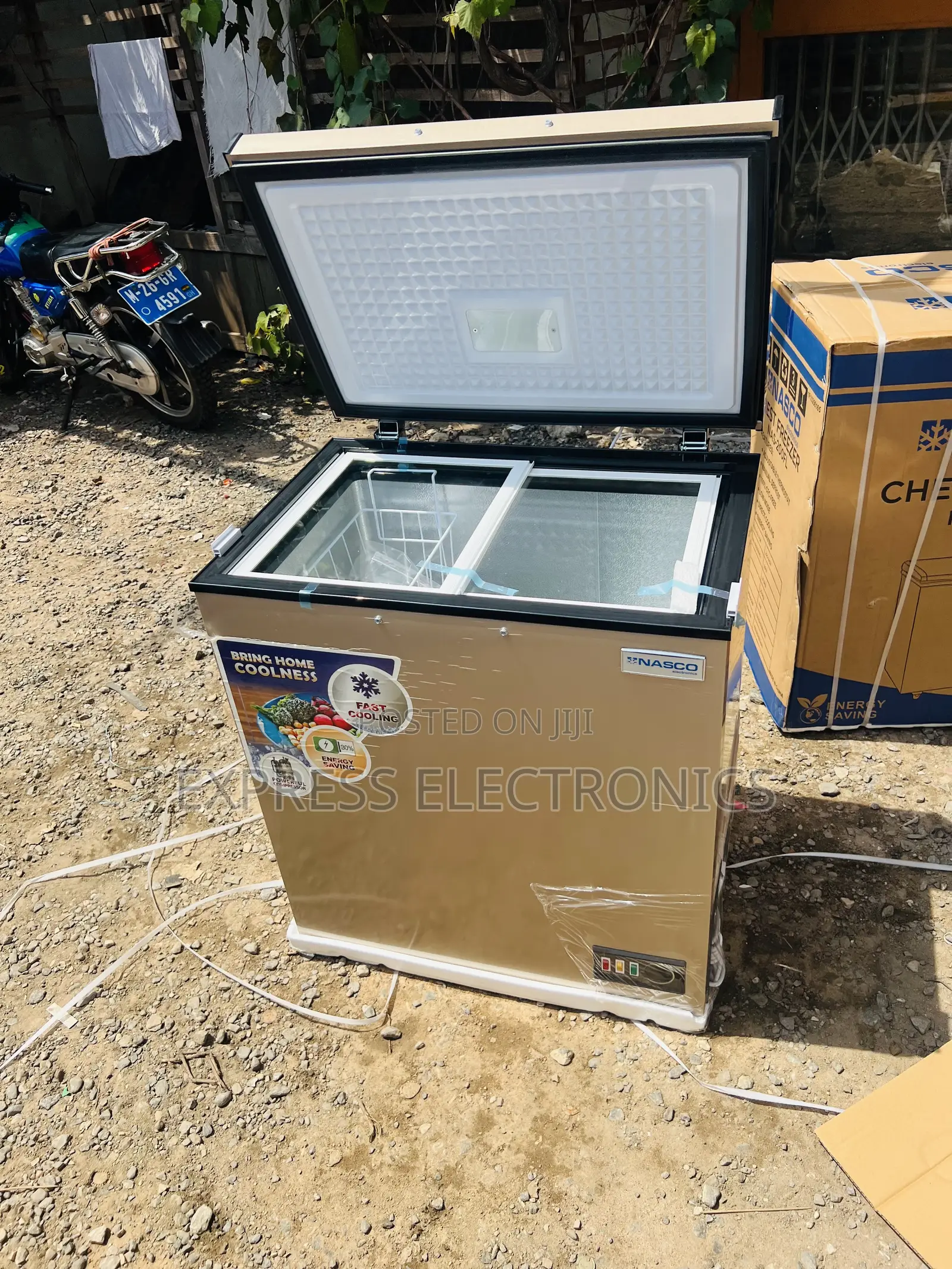 Highly Recommended Chest Gold Single Door Freezer Nasco 150l