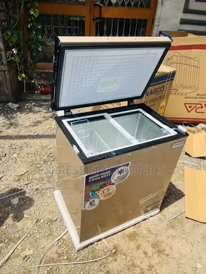 Sealed in Box Chest Gold Color Single Door Freezer Nasco 150l
