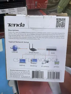 5 Port Tenda 10/100mbps Desktop Switch