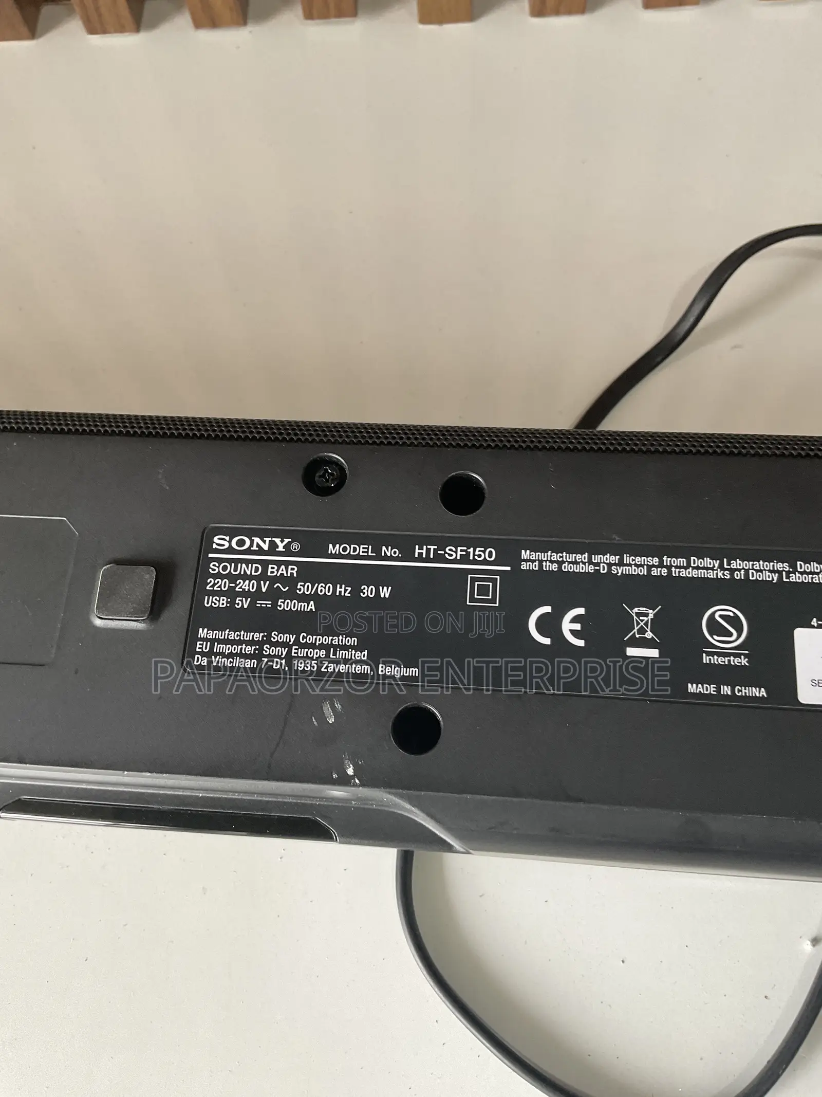 Sony Ht-Sf150 Black