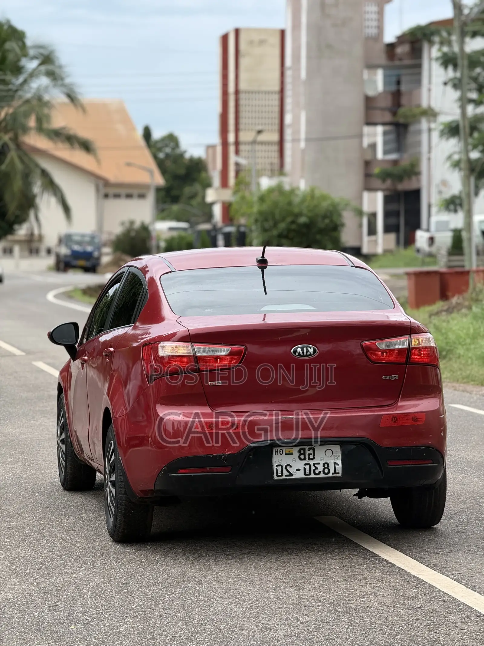 Kia Rio EX 4dr Sedan (1.6L 4cyl 6A) 2015 Red
