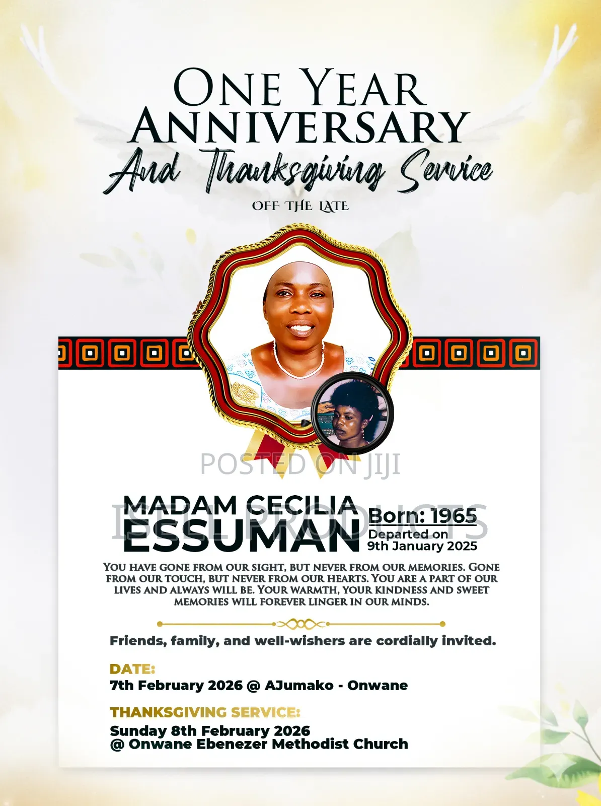 Funeral Poster