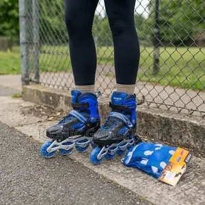 Roller Skates + Safety Gear Set