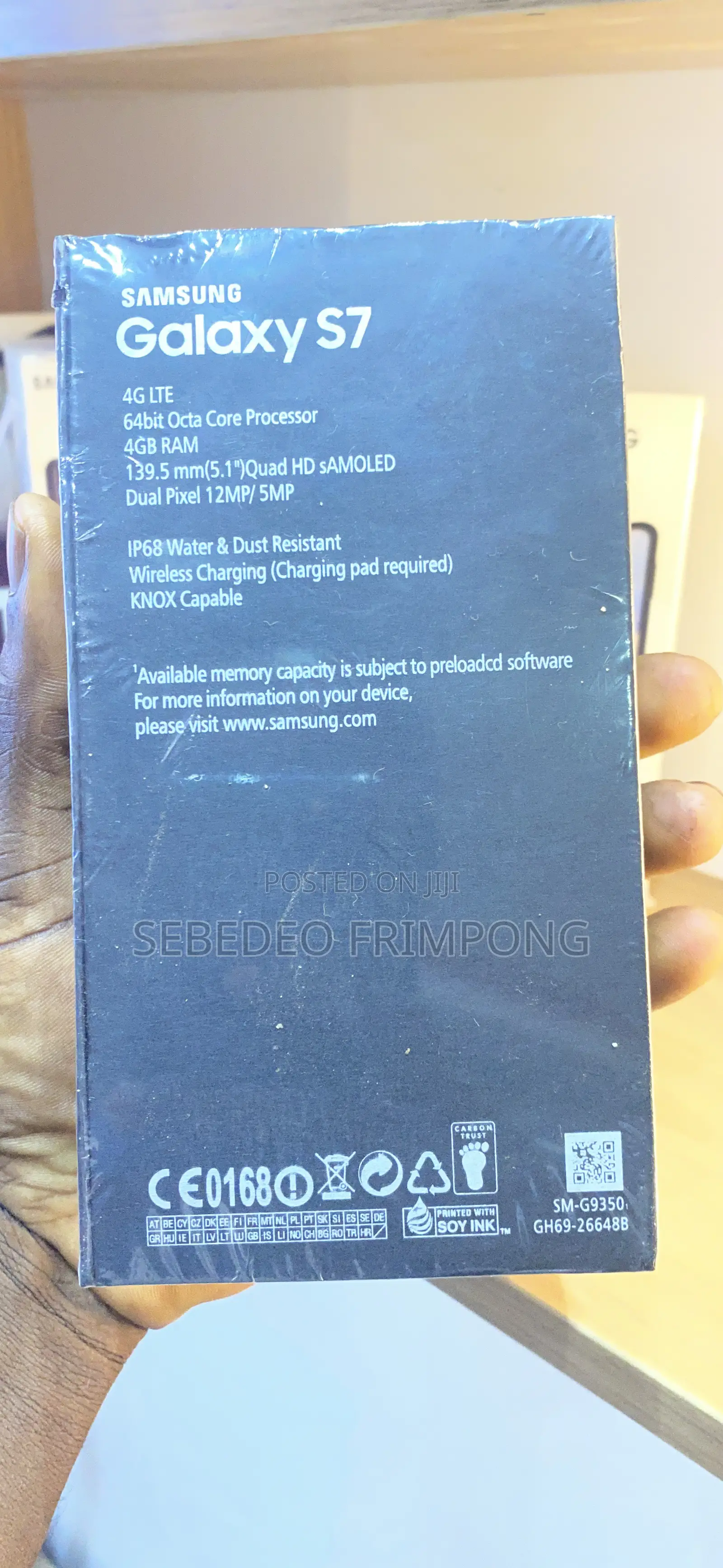 New Samsung Galaxy S7 32 GB Black