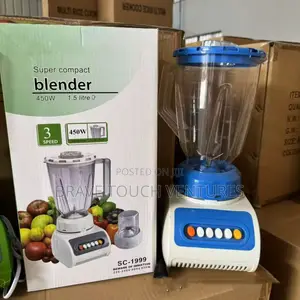 3 Speed 2 in 1 Blender 1.5l Jar 450w