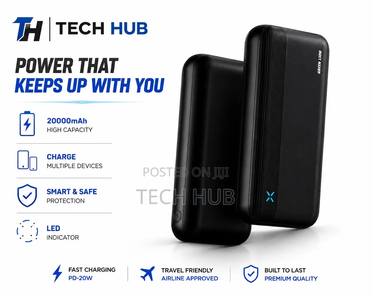 Green Lion Milos 20000mah Powerbank Pd20w