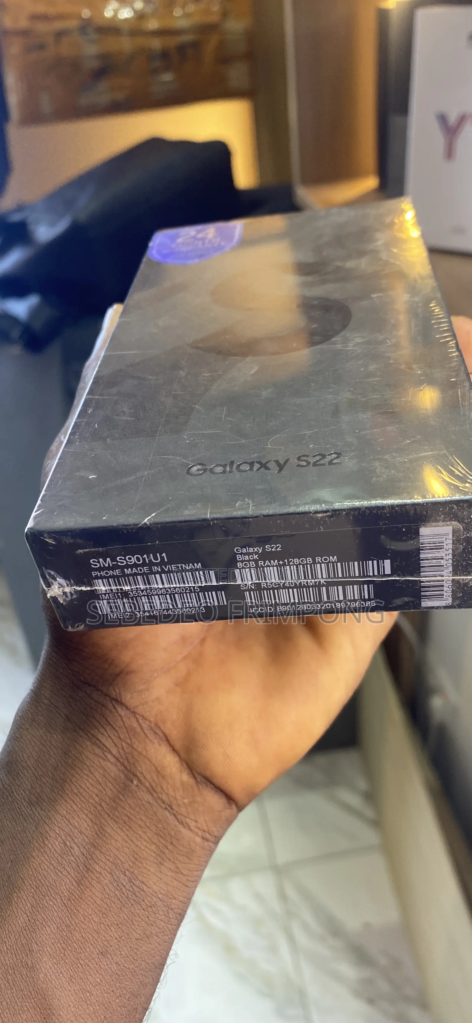 New Samsung Galaxy S22 5G 128 GB Black